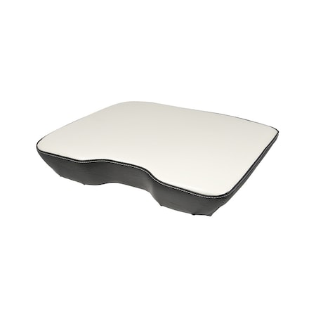 Bottom Cushion, Wood Base, WHT/BLK 15 X19 X3